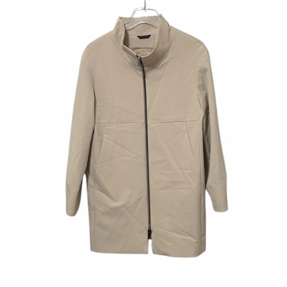 Cinzia Rocca Icons Beige Zip-Up Jacket Size 6